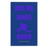 72114-385.jpg 'Dink Big Dream Bigger' Dark Blue Rally Towel, 11x18 With Purple Text